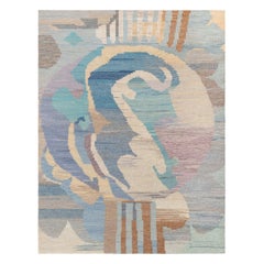 Modern Swedish Flat Weave Rug by Doris Leslie Blau