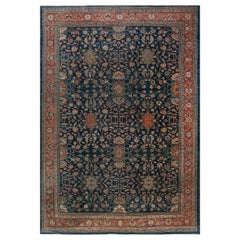 Tapis persan Sultanabad du 19e siècle