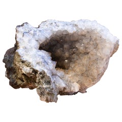 Antique Natural Quartz Geode Decorative Object 