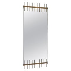 Ettore Sottsass brass mirror for Sant'Ambrogio de Berti 1950s