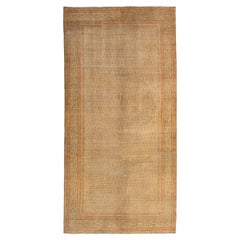 Tapis Sivas Gallery des années 1920 en laine beige brun clair avec motif sur toute la surface