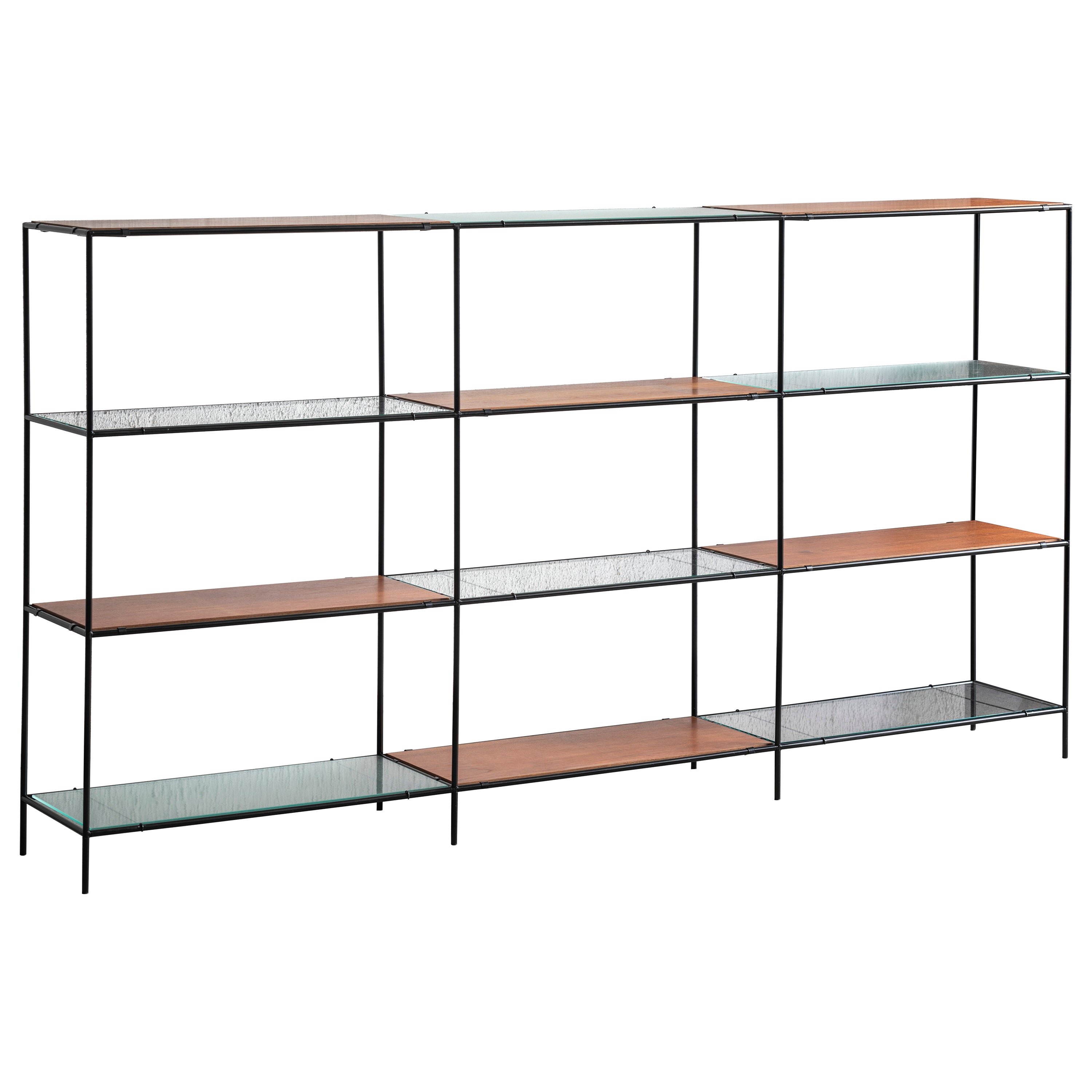 Poul Cadovius 3-Piece Shelving System 'Abstracta', Denmark, 1960s For Sale