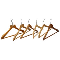 TETLEY & BUTLER SET 6 OF MATCHED HANGERs