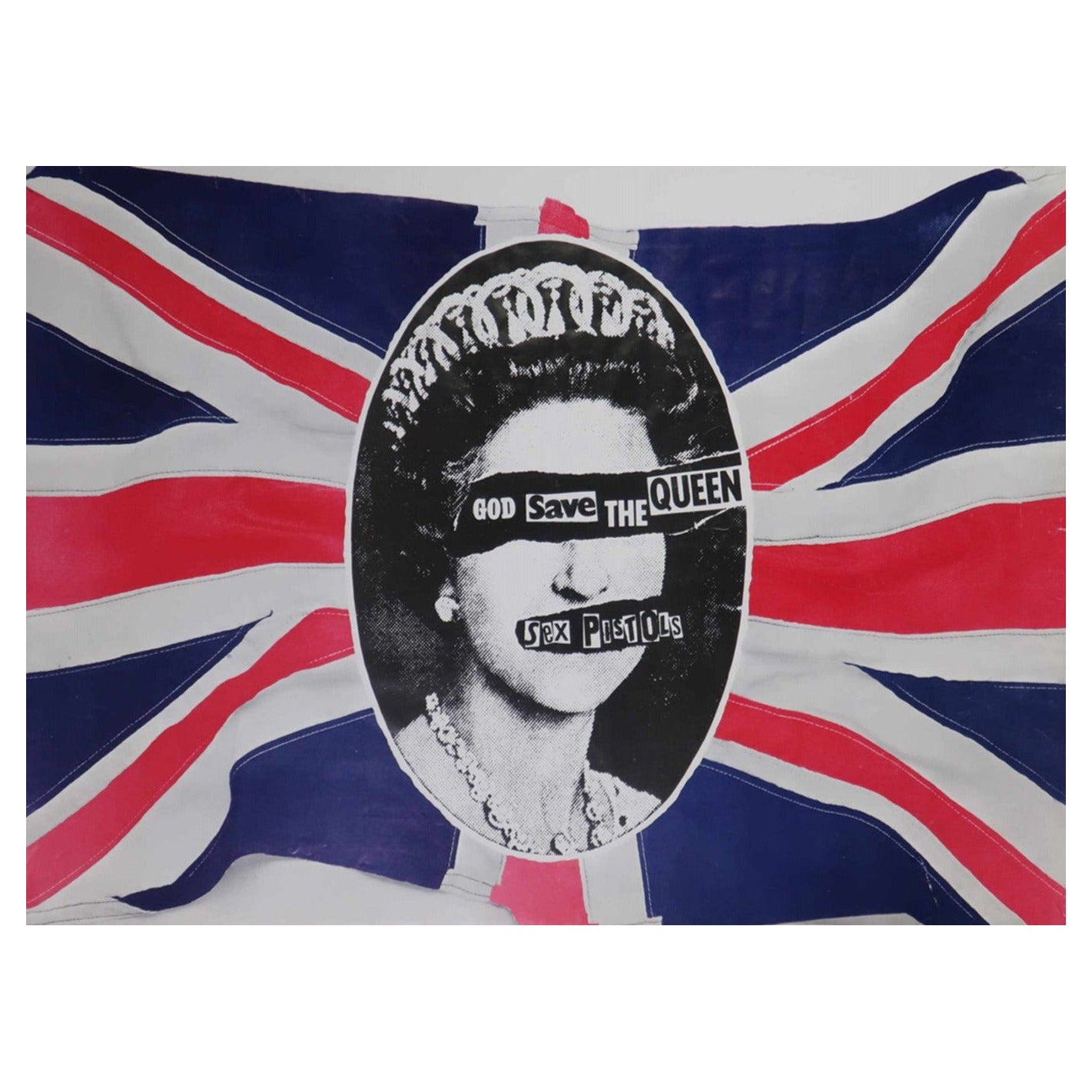 1978 Sex Pistols - God Save the Queen Original Vintage Poster For Sale