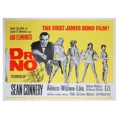 1968 Dr. No Original Vintage-Poster, Dr. No Original