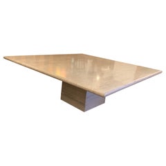 1970's Italian Travertine coffee table