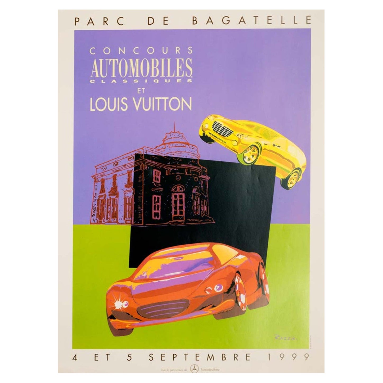 1999 Louis Vuitton Bagatelle - Razzia Original Vintage Poster For Sale