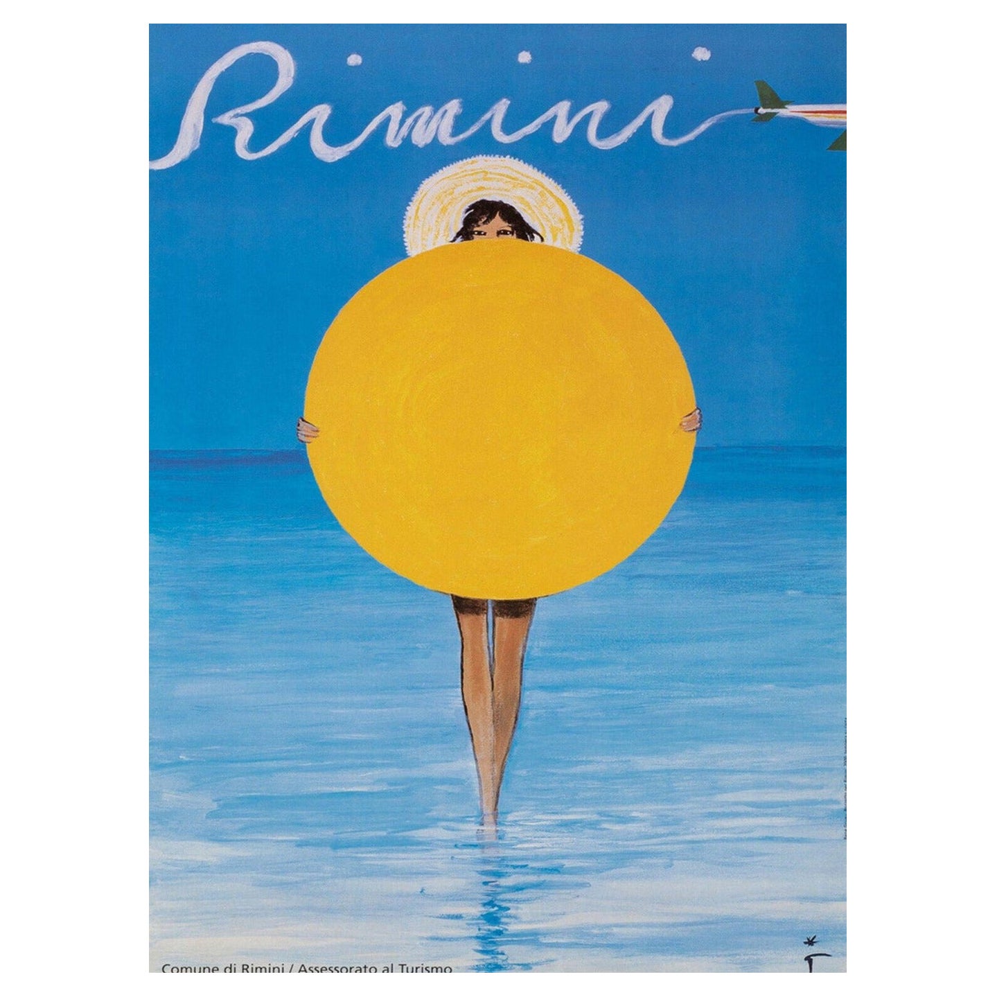 2000 Rimini – Rene Gruau, Original-Vintage-Poster