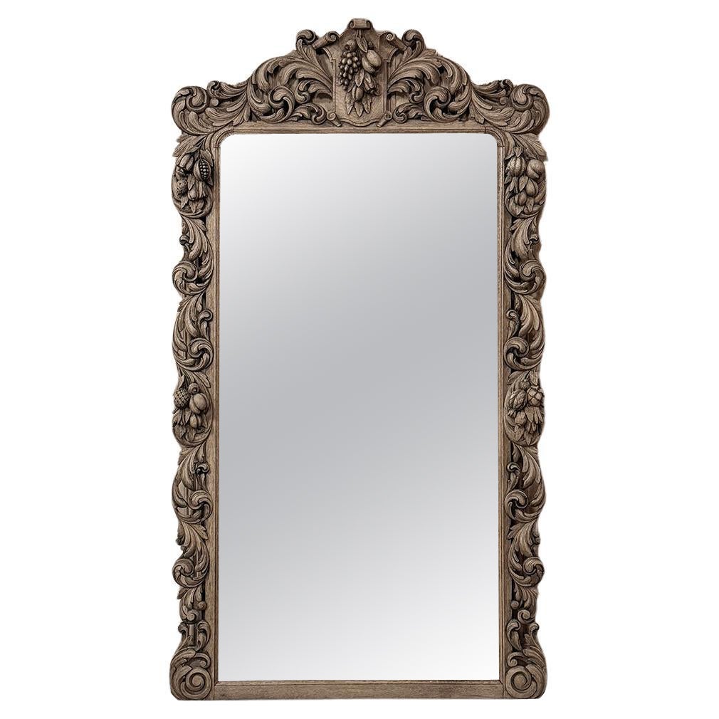 Grand 19th Century French Renaissance Mirror For Sale