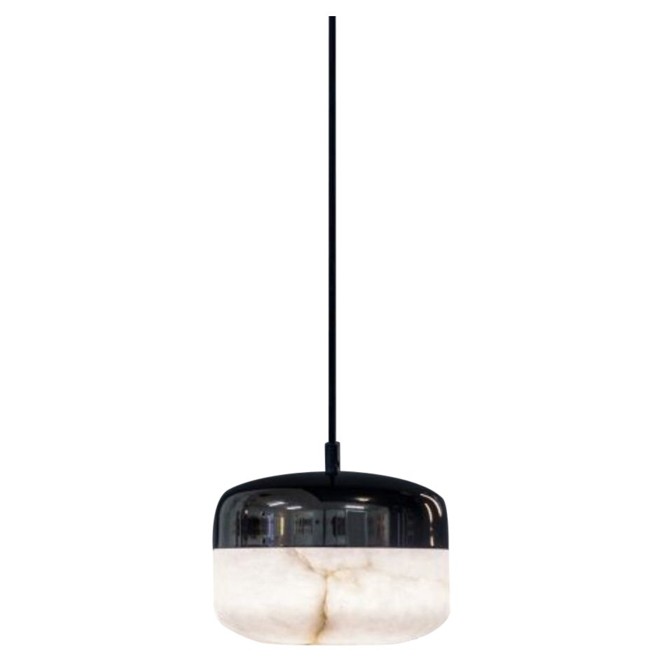 Copper Small Pendant Lamp by United Alabaster For Sale
