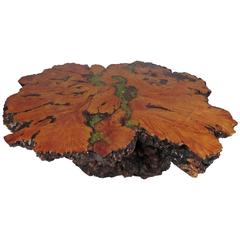 Burl Wood Free Edge Coffee Table 12