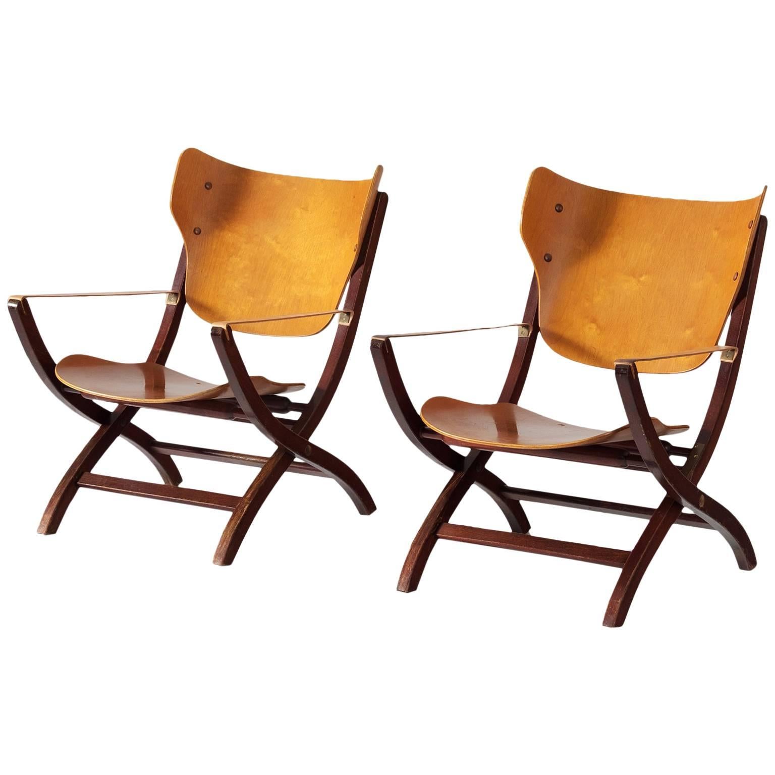 Poul Hundevad 'Egyptian' Chairs 