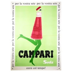 1968 Campari Soda - Marangolo Original Retro Poster