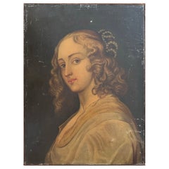 Reiniasance Style Portrait of a Woman Oil Painting