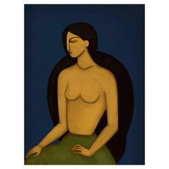 "Les Femmes Un" Impresión artística firmada de edición limitada de Christiane Lemieux - 30 "x40"