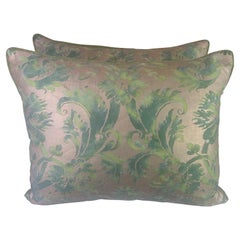 Pair of DeMedici Patterned Fortuny Pillows