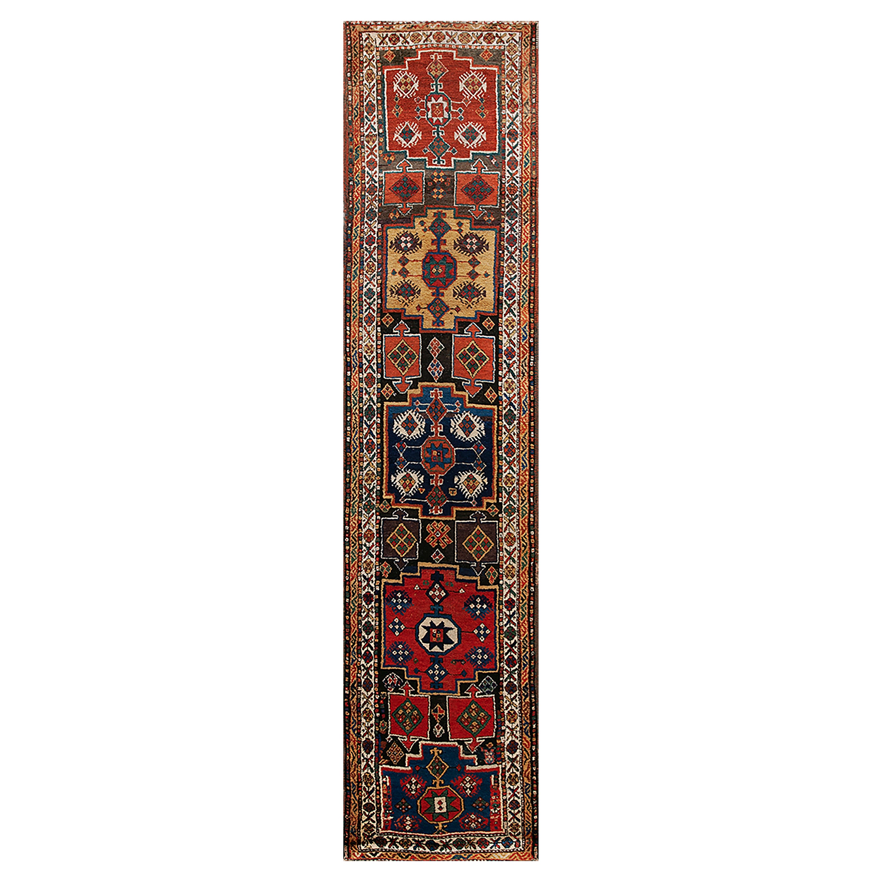 E. Anatolischer Kurdischer Teppich aus dem 19. Jahrhundert