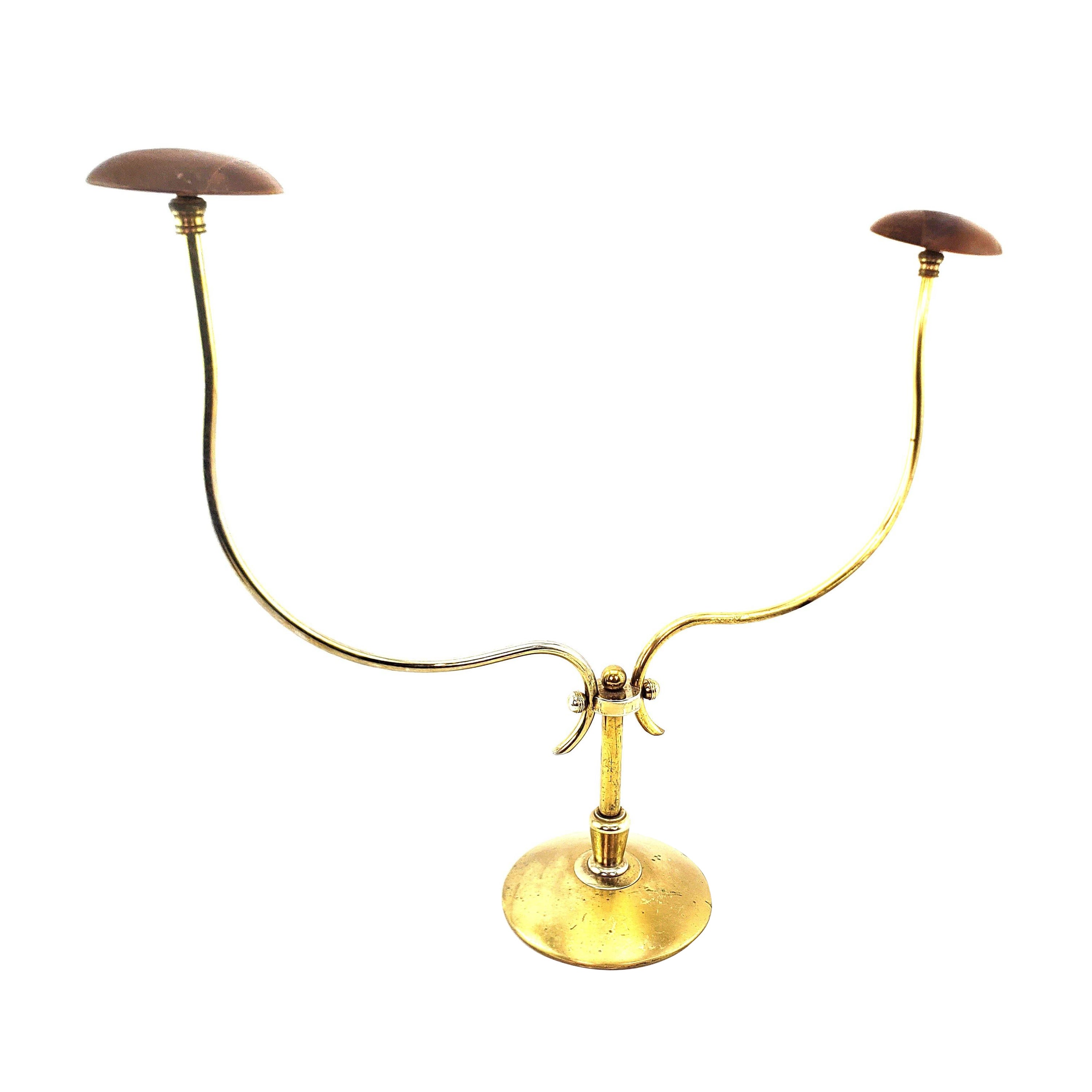 Large Mid-Century Era Double Post Mercantile Hat Display Stand For Sale