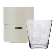 Used Michael Powolny for Lobmeyr Etched Glass Beaker