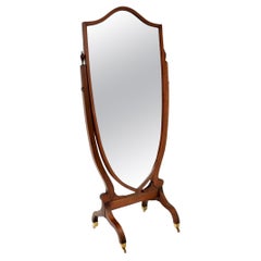 Vintage Georgian Style Cheval Mirror