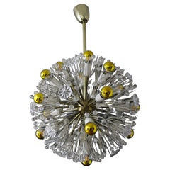 Vintage Emil Stejnar Snowflake Chandelier, Sputnik Snowball Chandelier for Nikoll 50 cm