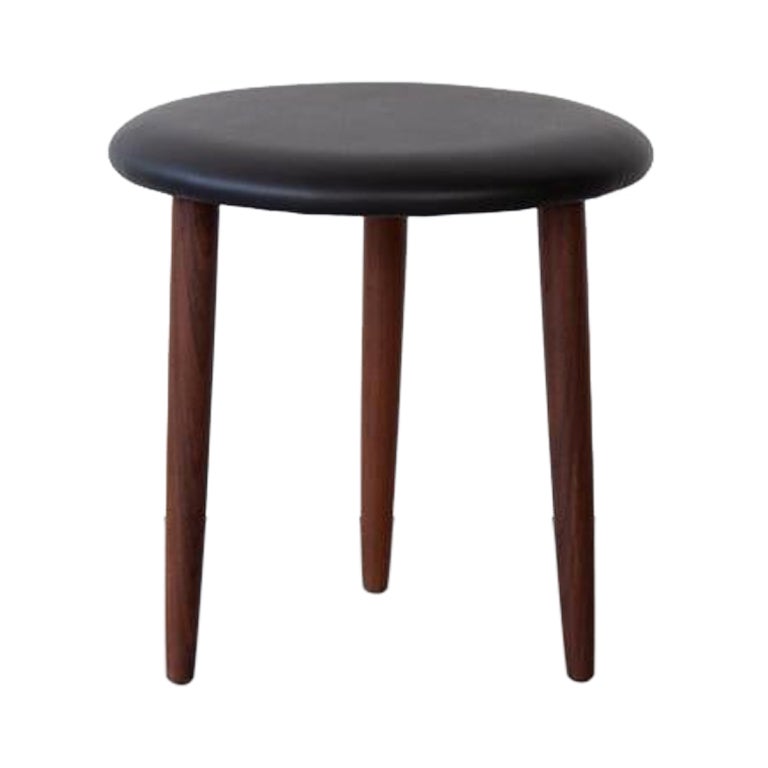 Mid 20th Century, Danish Round Tripod Footstool For Sale