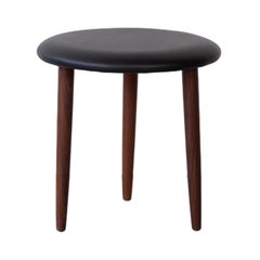 Used Mid 20th Century, Danish Round Tripod Footstool