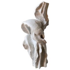 Vaso scultoreo contemporaneo ucraino smaltato Chamotte Ephemeral V.I.I. di Voznicki
