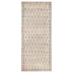 Tapis persan Kerman de taille palais antique à fleurs fines 19'7" x 41'