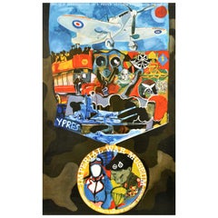 Antique Official Reproduction Poster Imperial War Museum London Transport Liddle