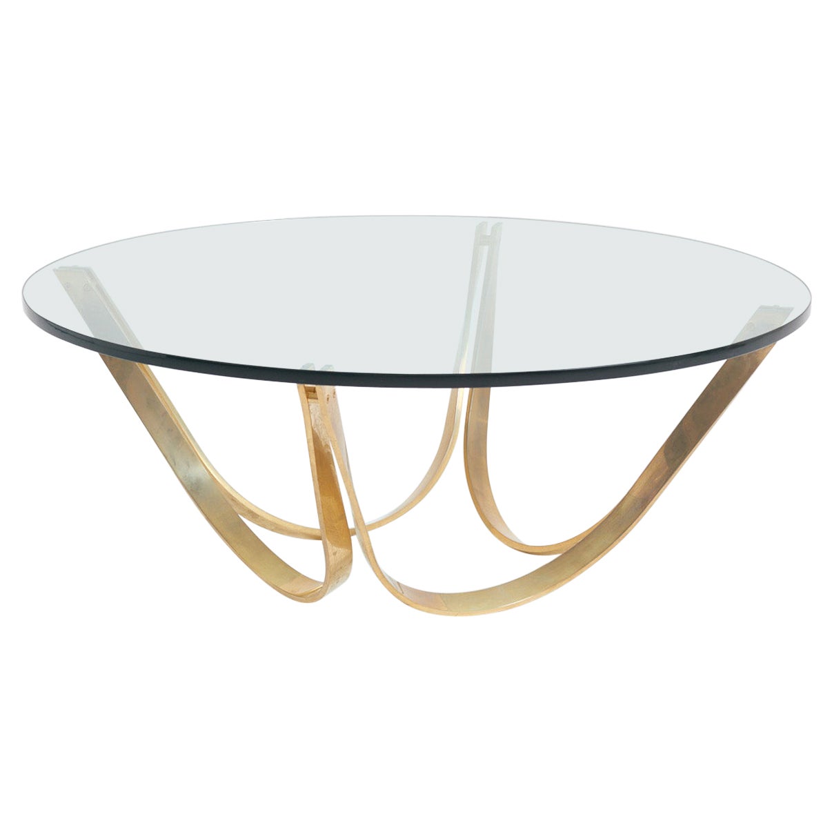 Circular Glass Top Coffee Table