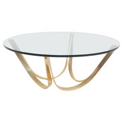 Circular Glass Top Coffee Table