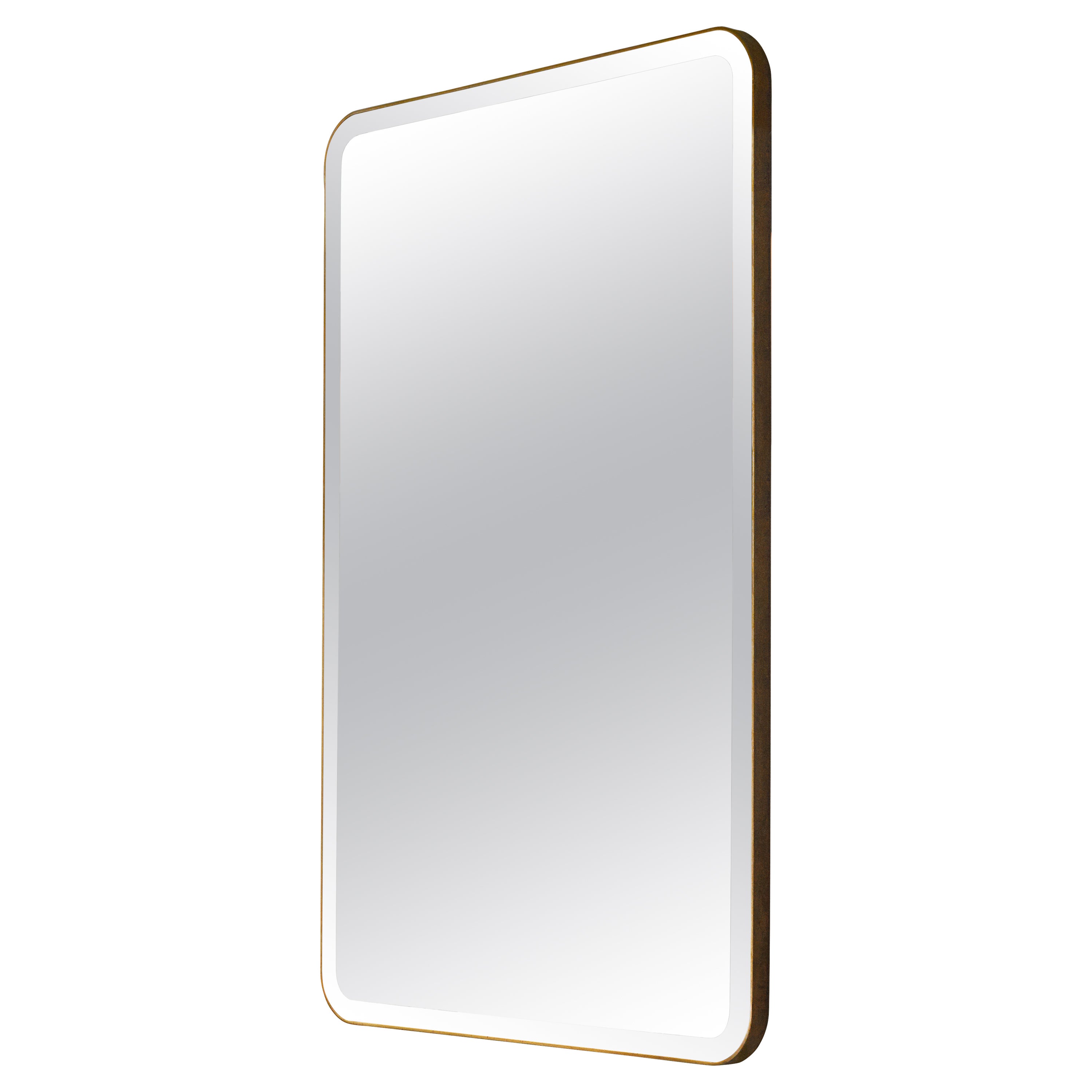 Sofie Mirror in Bevelled Glass and Brass — Large