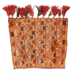 Incroyable textile péruvien du début du 16e siècle 1'2" x 1'4"