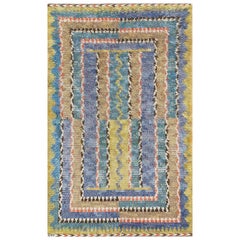 Antique Early 20th Century Marta Maas-Fjetterström Swedish Deco Rug