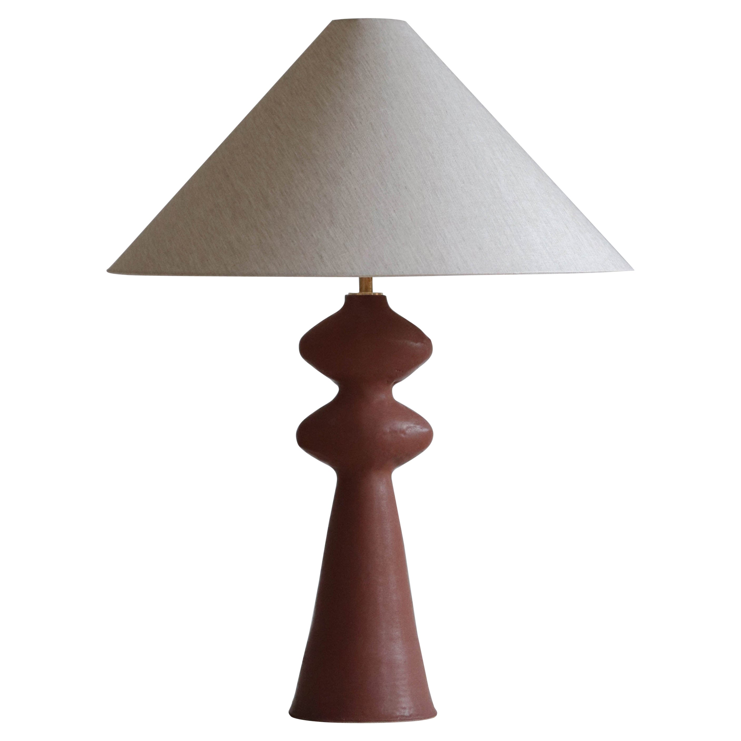 Chestnut Pollux 40 Table Lamp by  Danny Kaplan Studio For Sale