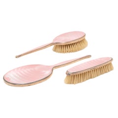 Pink Guilloché Vanity Set, 1936