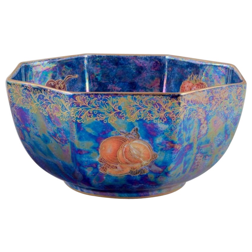 Rosenthal, Germany. Large porcelain bowl in luster glaze. 