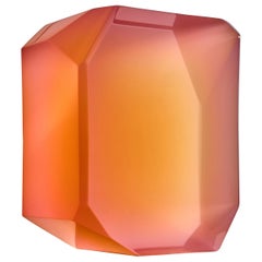 Contemporary colourful resin GEM side table by Cobra Studios