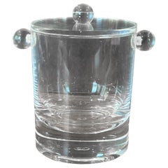 Retro Mid-Century Modern Lucite Ice Bucket 