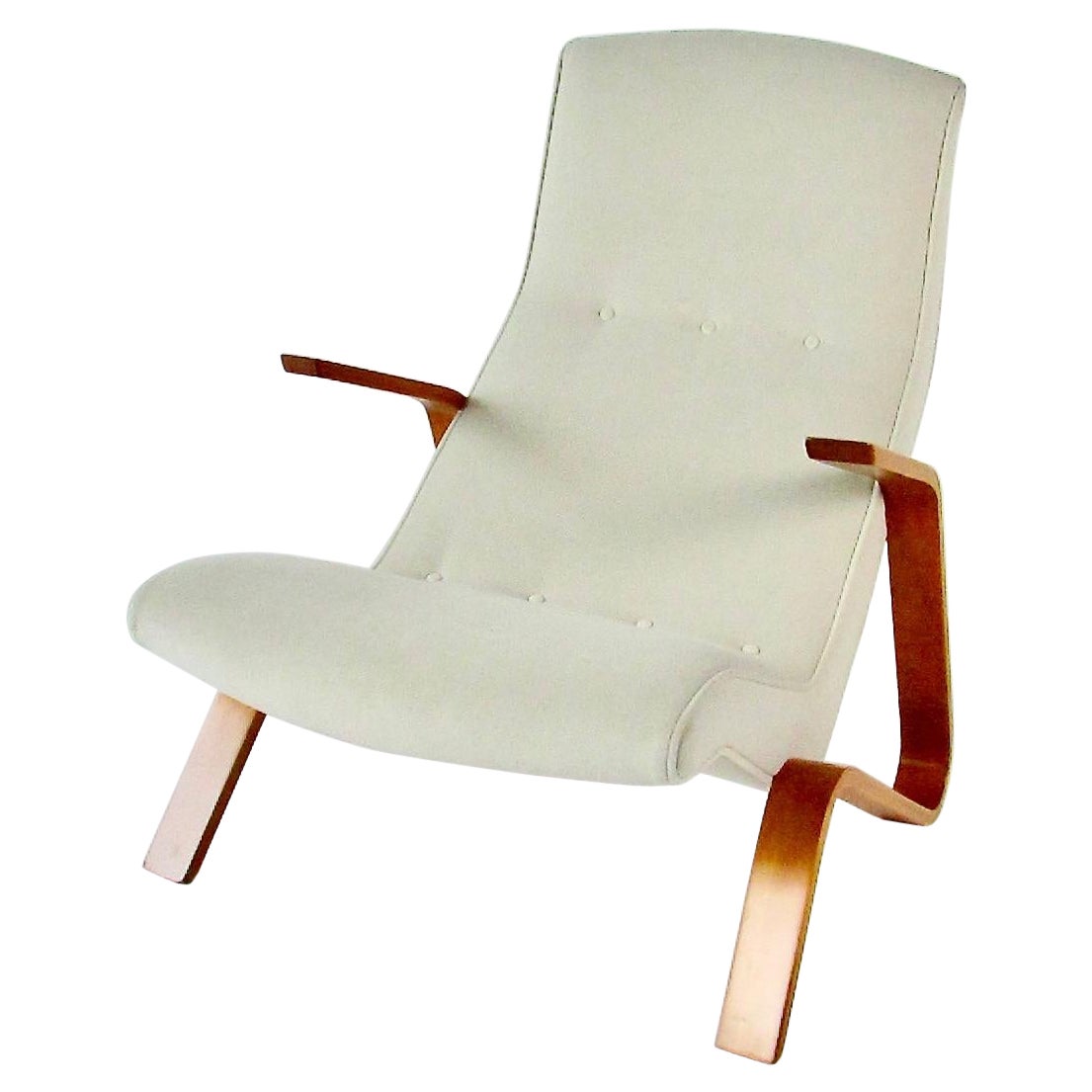 Ursprünglich restaurierter Grasshopper-Stuhl aus der frühen Produktion von Eero Saarinen für Knoll