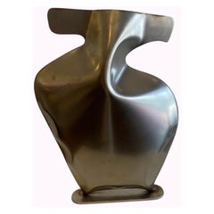 Steel Vase 1 by Duzi Objects 