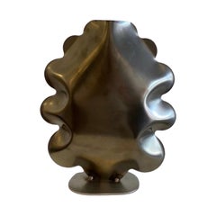 Stahlvase V aus Stahl von Duzi Objects
