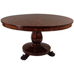Late Regency Mahogany Center Table