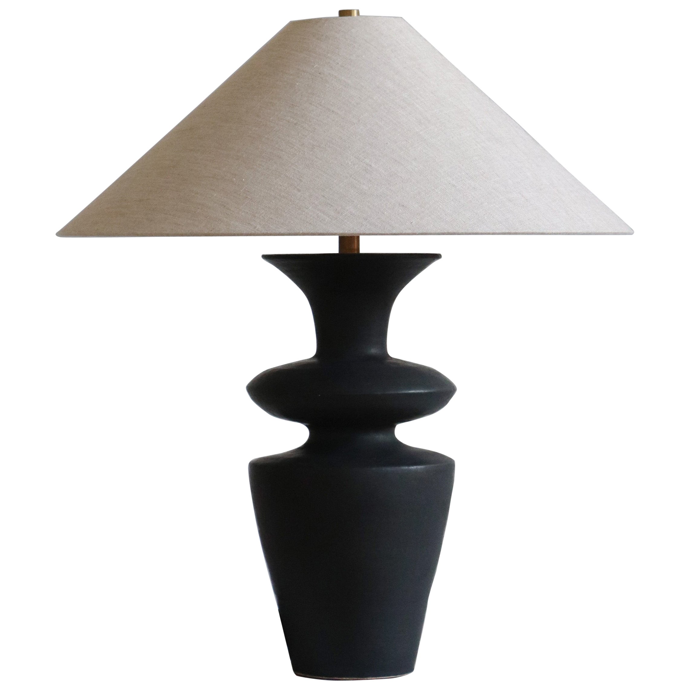 Anthracite Rhodes Table Lamp by  Danny Kaplan Studio For Sale