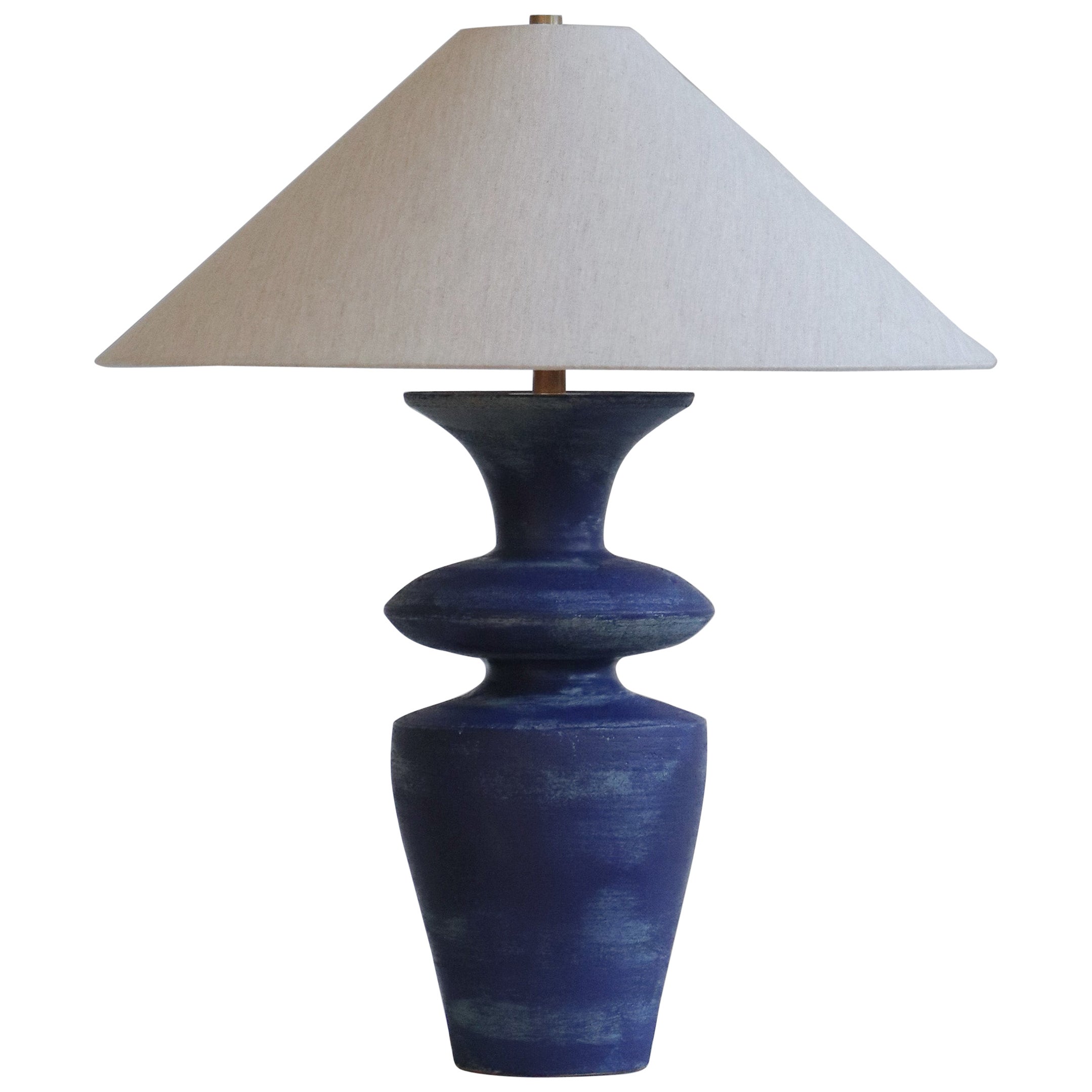 Lapis Rhodes Table Lamp by  Danny Kaplan Studio For Sale