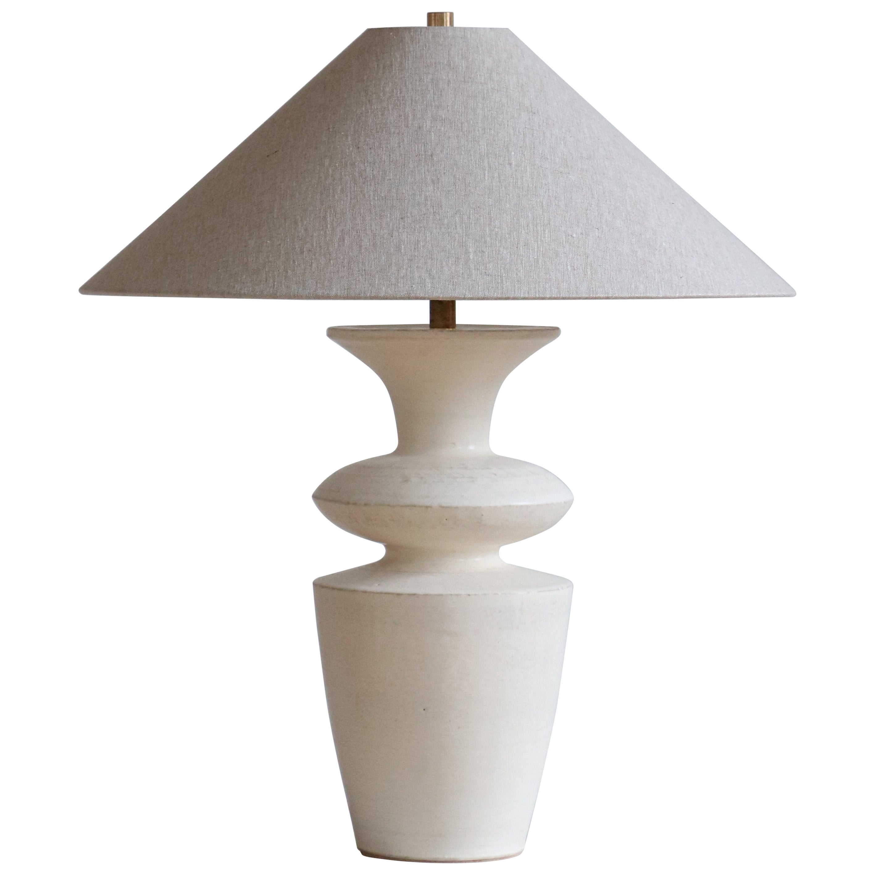 Stone Rhodes Table Lamp by  Danny Kaplan Studio For Sale