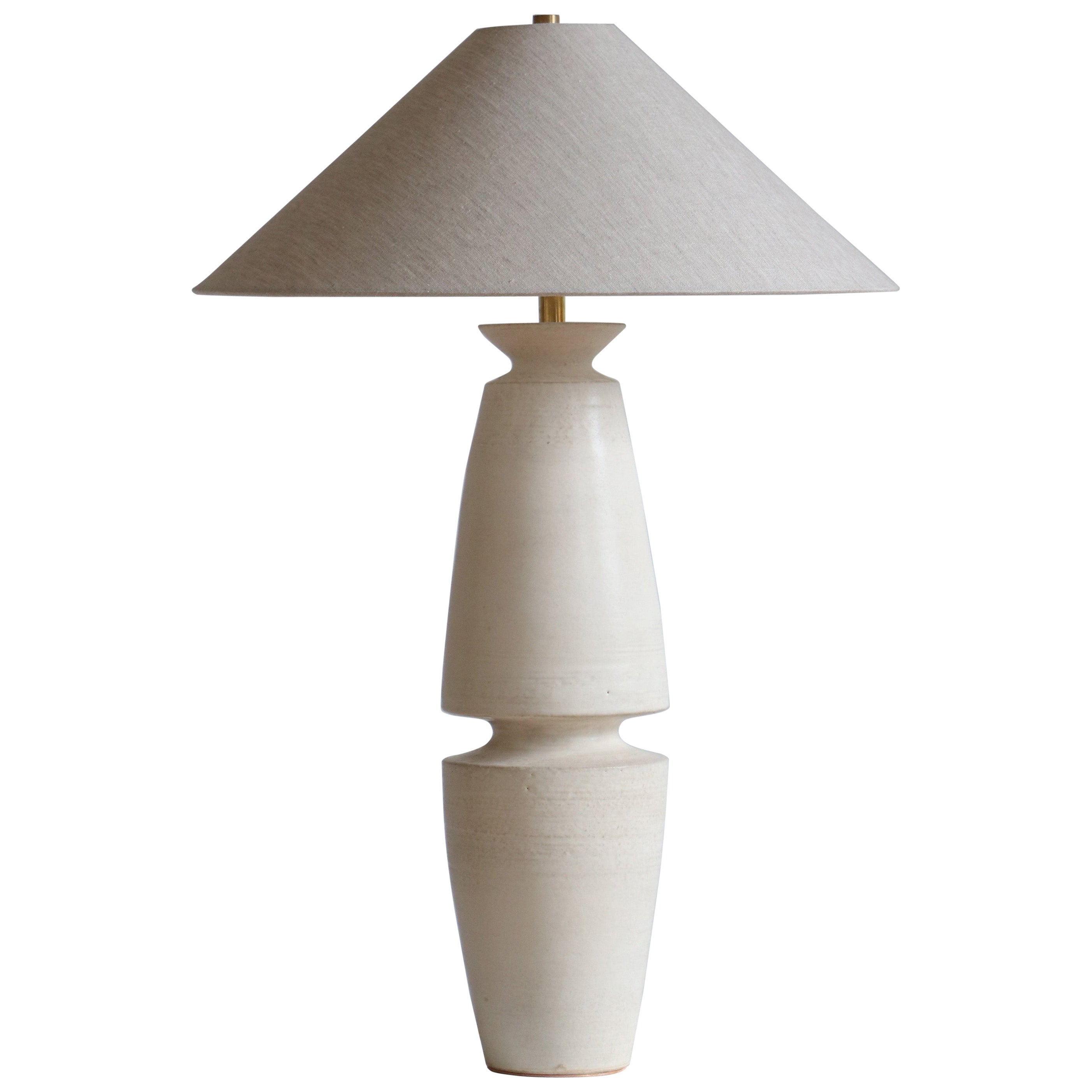 Stone Serena Table Lamp by  Danny Kaplan Studio For Sale