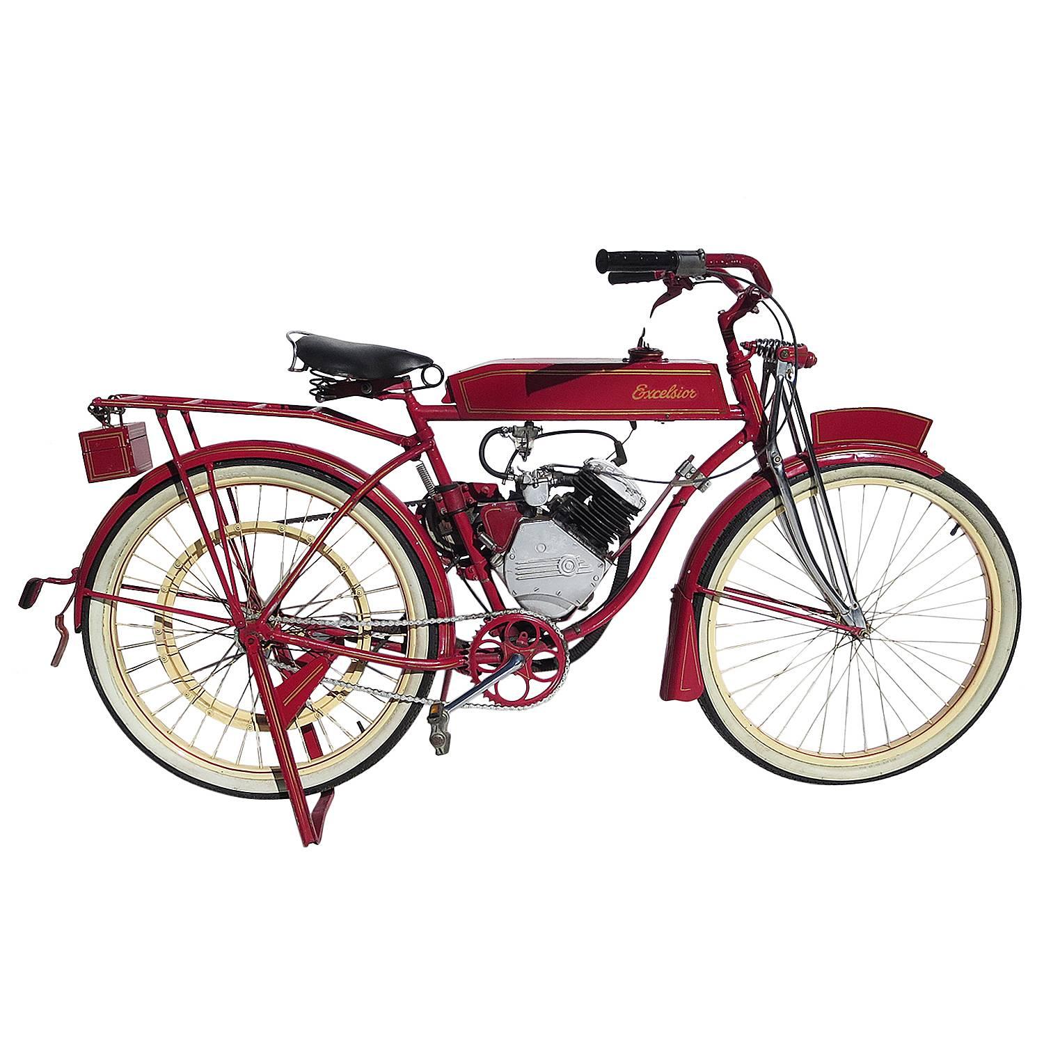 1940s Schwinn Whizzer Excelsior Motorized Bicycle