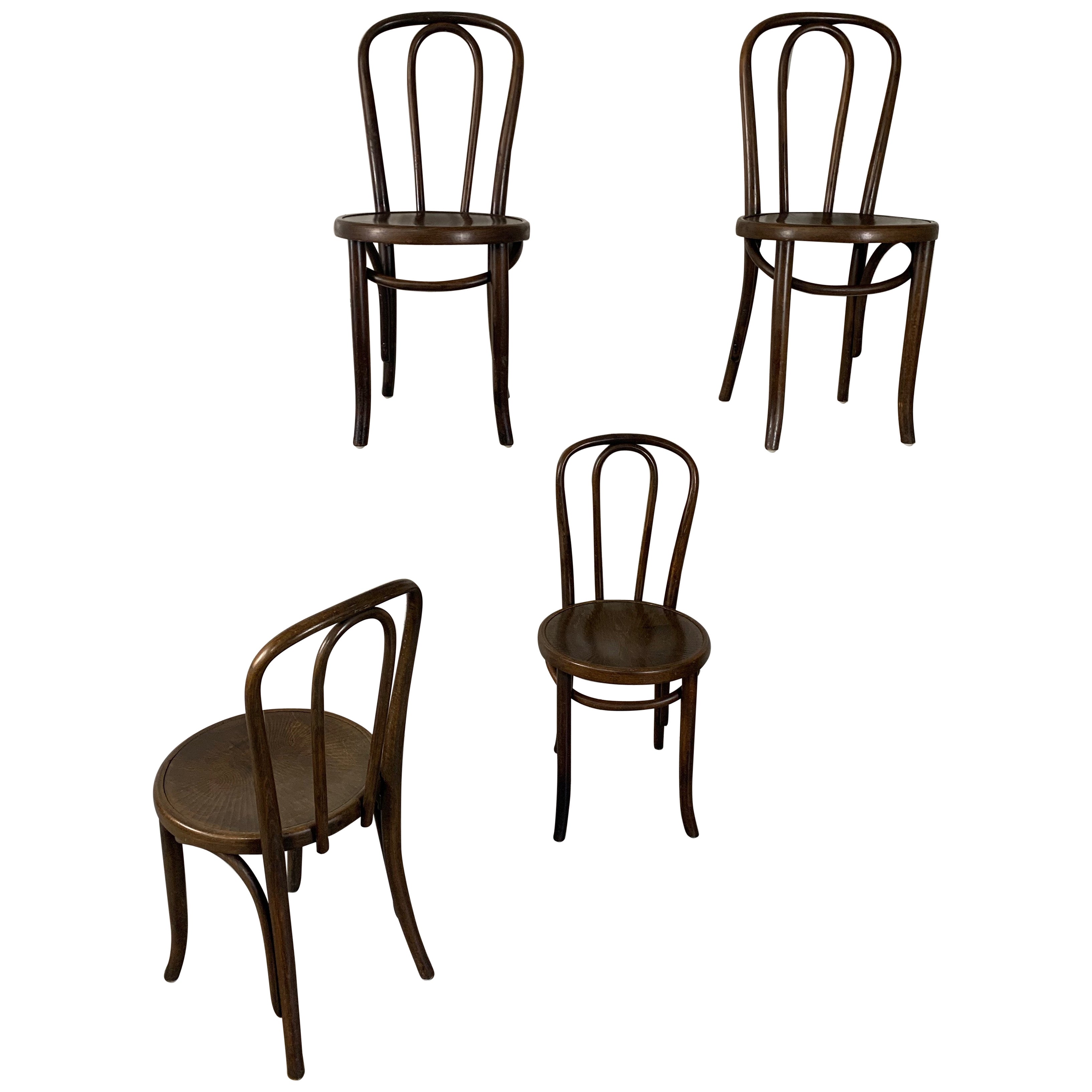 Thonet Bentwood Chairs set of Four